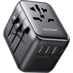 Charger Mobile Joyroom 3xUsb 1×PD Charging 65w JR-TCW02 Black